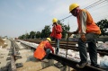 Pemasangan Wesel Jalur Kereta Api