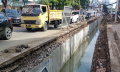 Pembangunan Saluran Air di Pecenongan Jakarta