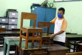 Pembersihan Ruang dan Lingkungan di SDN Gondangdia 01 Pagi