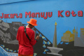 Pembuatan Mural untuk Mempercantik Permukiman