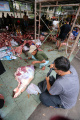 Pemotongan Hewan Kurban di Masjid Cut Meutia Menteng