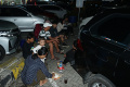 Pemudik Beristirahat di Rest Area 207 A