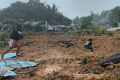 Penampakan Dahsyatnya Longsor di Natuna