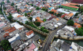 Penampakan Kali Mampang dari Udara