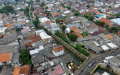 Penampakan Kali Mampang dari Udara