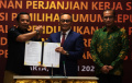 Penandatanganan Kerjasama KPU RI Dengan Dukcapil Mendagri