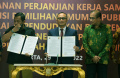 Penandatanganan Kerjasama KPU RI Dengan Dukcapil Mendagri