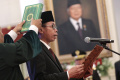 Pengambilan Sumpah Ketua KPK Sementara Nawawi Pomolango