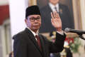 Pengambilan Sumpah Ketua KPK Sementara Nawawi Pomolango