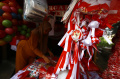 Penjual Aksesoris HUT Kemerdekaan RI