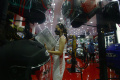 Penjual Helm di Pameran Jakarta Fair 2022