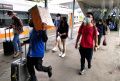 Penumpang Kereta Api di Stasiun Bandung Jelang Nataru