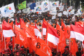 Peringatan Hari Buruh Internasional di Jakarta
