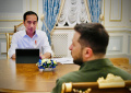 Pertemuan Presiden Jokowi dengan Presiden Ukraina 