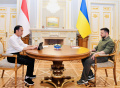 Pertemuan Presiden Jokowi dengan Presiden Ukraina 