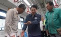 Pj Gubernur DKI Jakarta Dampingi Menteri Korsel Jajal LRT