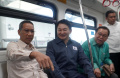 Pj Gubernur DKI Jakarta Dampingi Menteri Korsel Jajal LRT
