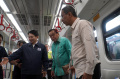 Pj Gubernur DKI Jakarta Dampingi Menteri Korsel Jajal LRT