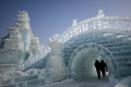 Potret Keindahan Kota Es di Harbin China