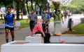 PPKM Level 3, Taman Lapangan Banteng Tetap Ramai Pengunjung