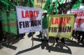 Unjuk Rasa PPP Djan Faridz Desak Menkumham Mundur