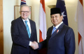 Prabowo Bertemu PM Australia Anthony Albanese di Canberra