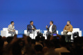 Prabowo Hadiri Political and Economic Outlook 2024 Trimegah Seku