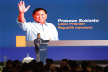 Prabowo Hadiri Political and Economic Outlook 2024 Trimegah Seku