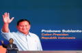 Prabowo Hadiri Political and Economic Outlook 2024 Trimegah Seku