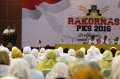 Prabowo Hadiri Rakornas PKS