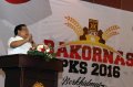 Prabowo Hadiri Rakornas PKS