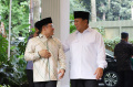 Prabowo Subianto Sambut Kedatangan Muhaimin Iskandar di Kediamannya