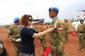 Prajurit TNI di Afrika Terima Medali UN