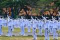Upacara Praspa Diktukpa LI, Diktukpakat TNI AL, dan Wisuda Purna Bakti 2021