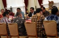 Presiden Jokowi Audiensi Pimpinan DPR