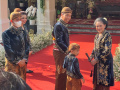 Presiden Jokowi dan Ibu Iriana Tiba di Loji Gandrung Solo