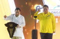 Presiden Jokowi dan Prabowo Hadiri HUT ke 59 Partai Golkar