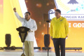 Presiden Jokowi dan Prabowo Hadiri HUT ke 59 Partai Golkar