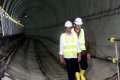 Presiden Jokowi Didampingi Ahok Tinjau Pembangunan MRT