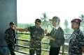 Presiden Jokowi Didampingi Panglima TNI Tinjau Latihan TNI AL