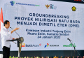 Presiden Jokowi Lakukan Groundbreaking Proyek Hilirisasi Batu Bara jadi DME