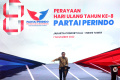 Presiden Jokowi Hadiri HUT Partai Perindo