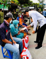 Presiden Jokowi Kunjungi Pasar Gemolong Sragen Jateng