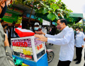Presiden Jokowi Kunjungi Pasar Gemolong Sragen Jateng