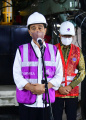 Presiden Jokowi Luncurkan TBM MRT Fase 2A