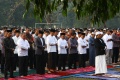Presiden Jokowi Salat Idul Adha di Kebun Raya Bogor