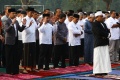 Presiden Jokowi Salat Idul Adha di Kebun Raya Bogor