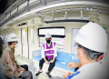 Presiden Jokowi Tinjau Perkembangan Proyek LRT Jabodebek