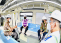 Presiden Jokowi Tinjau Perkembangan Proyek LRT Jabodebek