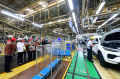 Presiden Jokowi Tinjau Kegiatan Produksi di PT Toyota Motor Manufacturing Indonesia